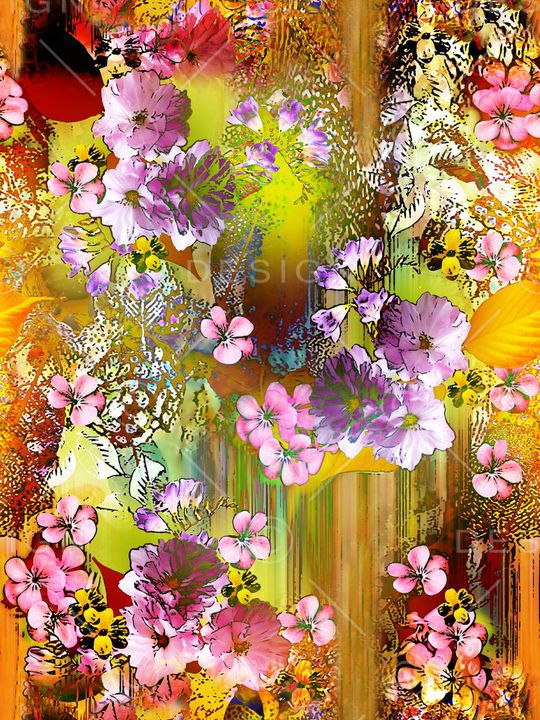 田园印花华亿平台图片