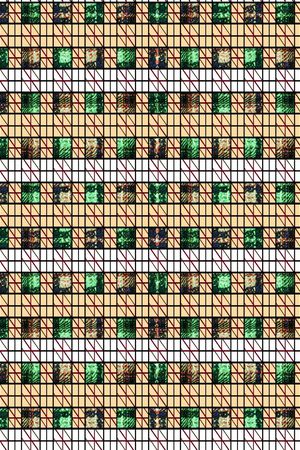 格子印花华亿平台图片