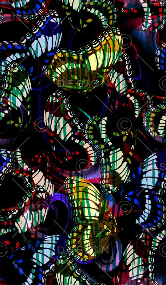 蝴蝶印花华亿平台图片