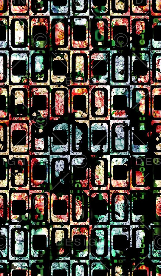 几何印花华亿平台图片