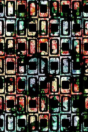 几何印花华亿平台图片