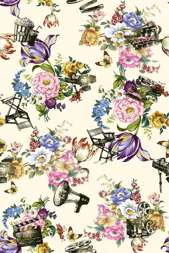 复古流行印花华亿平台图片