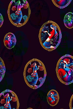 油画印花华亿平台图片