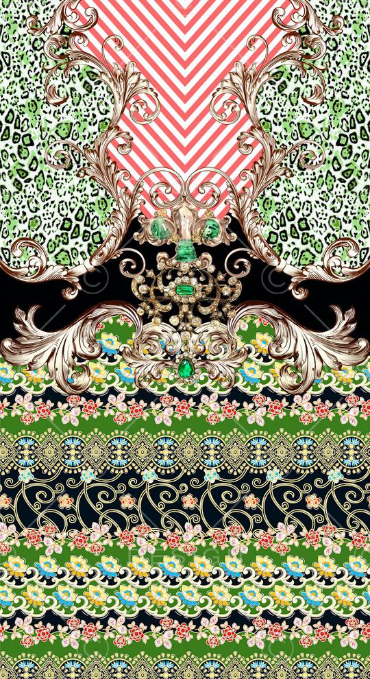 欧式印花华亿平台图片