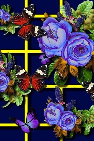 几何印花华亿平台图片