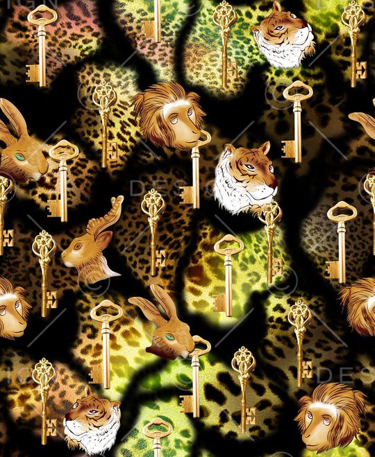 豹纹印花华亿平台图片