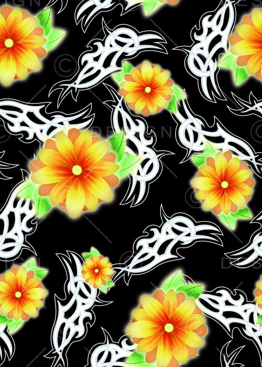 时尚流行印花华亿平台图片