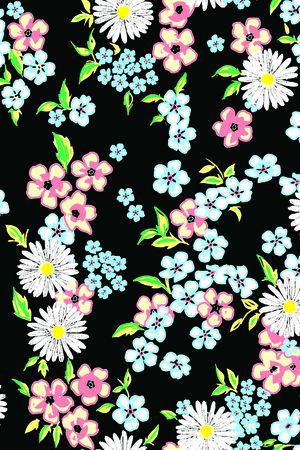 优雅清新印花华亿平台图片