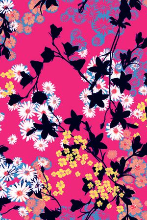 优雅清新印花华亿平台图片