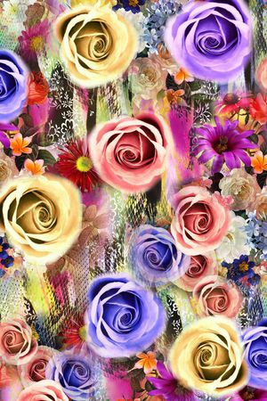 大气手绘印花华亿平台图片