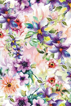 清新印花华亿平台图片