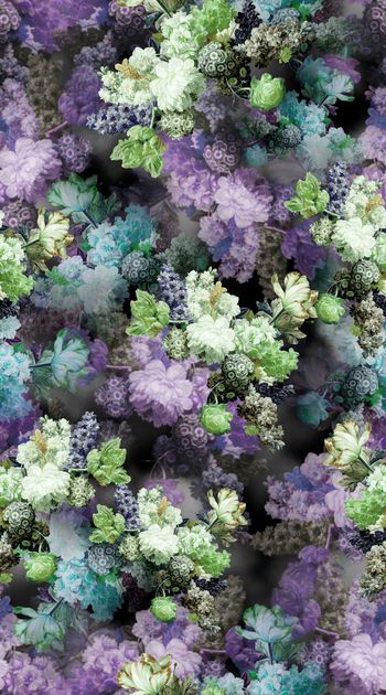 398636-模糊机理油画花卉组合 数码 欧式 