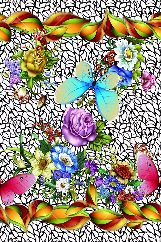 流行印花华亿平台图片