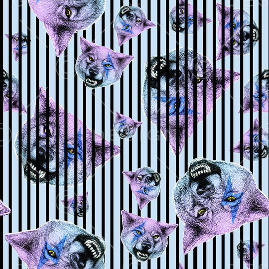 狼头印花华亿平台图片