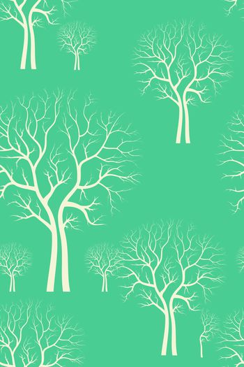 398957-复古植物（四方联系图案）