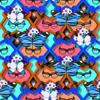 398970-绳子上的蝴蝶花