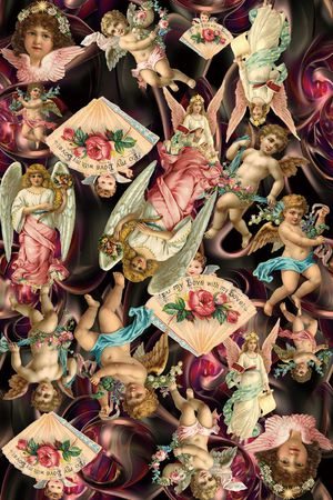 抽象印花华亿平台图片