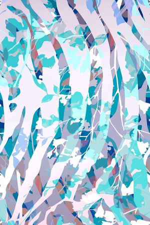 浪漫 朦胧 自然印花华亿平台图片