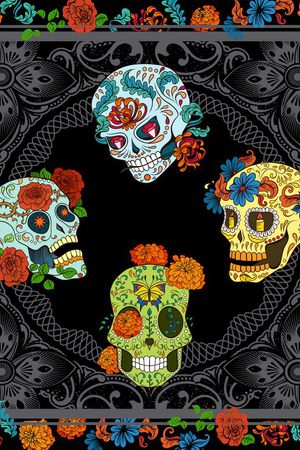 暗黑风格印花华亿平台图片