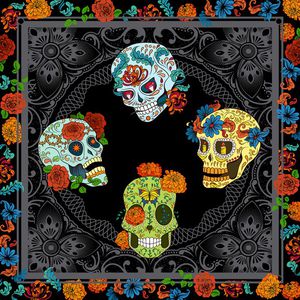 暗黑风格印花华亿平台图片