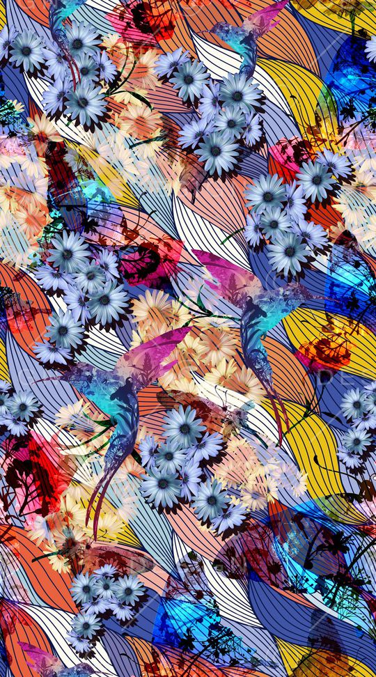 蝴蝶印花华亿平台图片