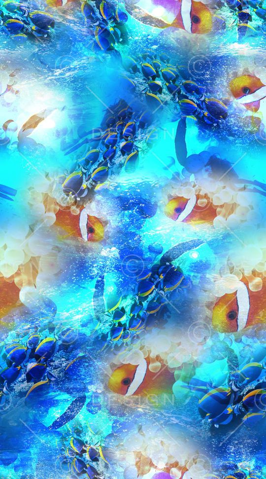 海洋世界印花华亿平台图片