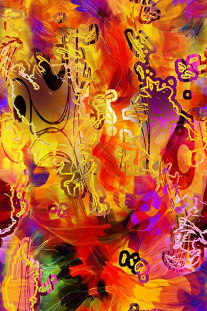 抽象印花华亿平台图片