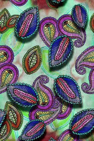 水彩印花华亿平台图片