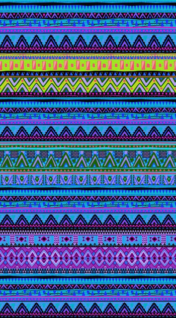 399436-多彩卡通民族条纹 服装 面料 定位