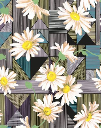 399475-几何线条小菊花