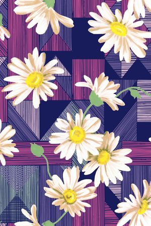 清新印花华亿平台图片