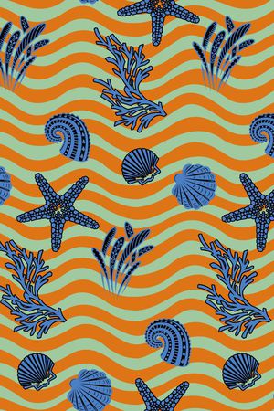 波浪纹印花华亿平台图片