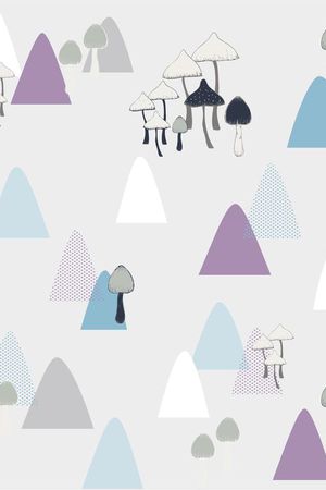 蘑菇印花华亿平台图片