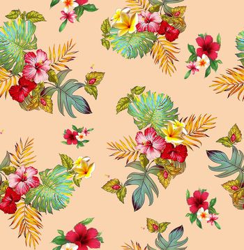 399644-经典热带花卉