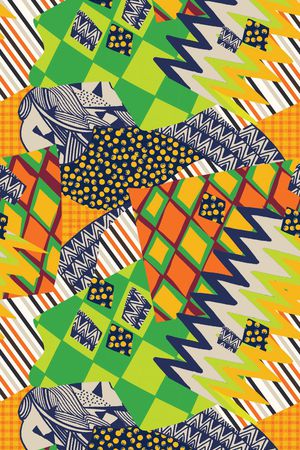 抽象印花华亿平台图片