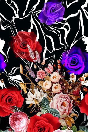 大气 时尚印花华亿平台图片