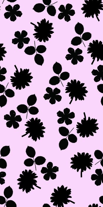 399694- 传统花 剪影花卉 简约时尚 一花