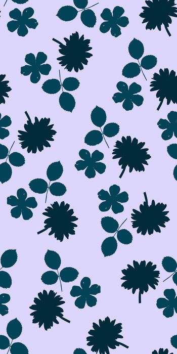 399698- 传统花 剪影花卉 简约时尚 一花