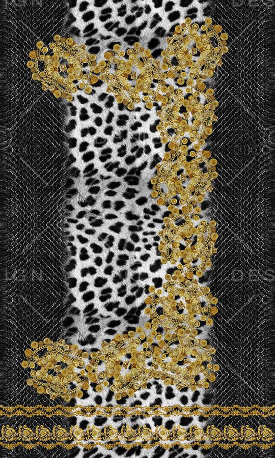 豹纹印花华亿平台图片