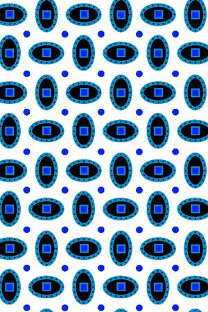 个性几何印花华亿平台图片