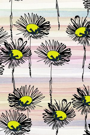 优雅清新印花华亿平台图片