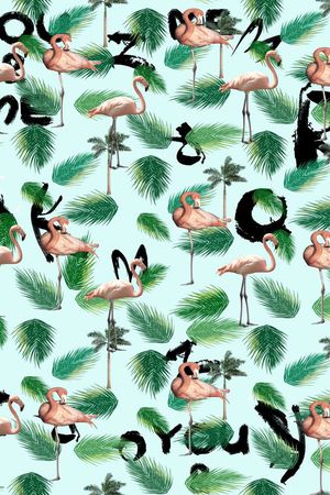 男女泳装印花华亿平台图片