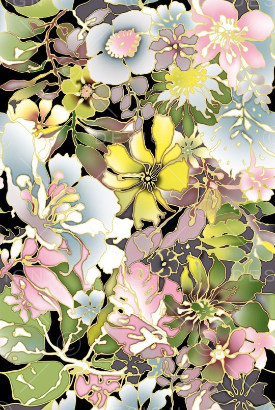 景泰蓝印花华亿平台图片