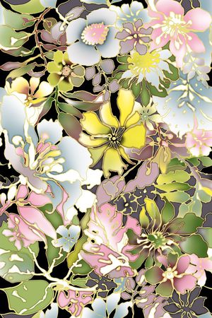 景泰蓝印花华亿平台图片