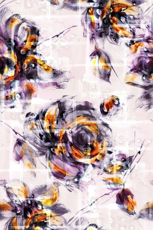 手绘印花华亿平台图片