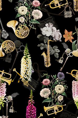 复古印花华亿平台图片