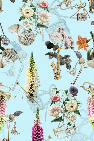 复古印花华亿平台图片