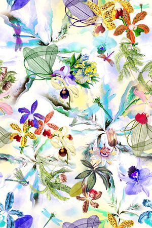 小清新印花华亿平台图片