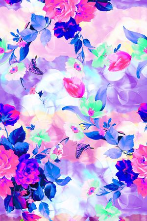 水彩印花华亿平台图片