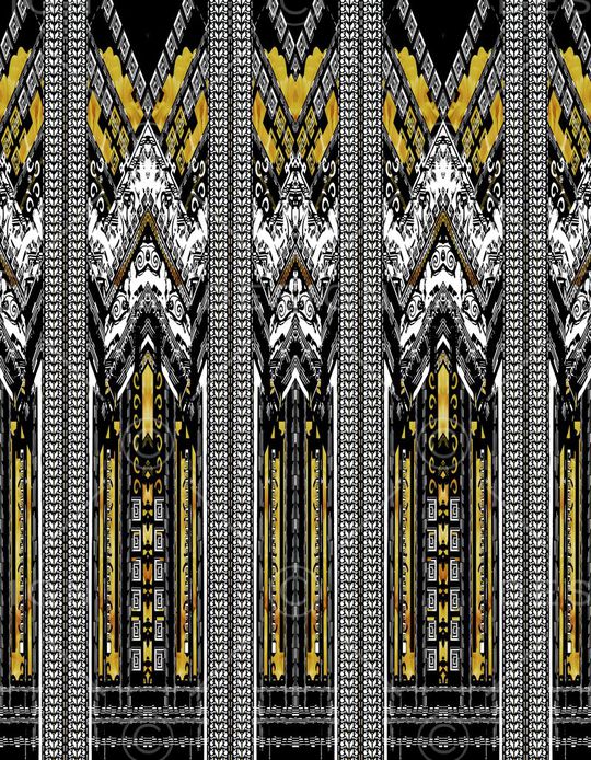 巴洛克印花华亿平台图片